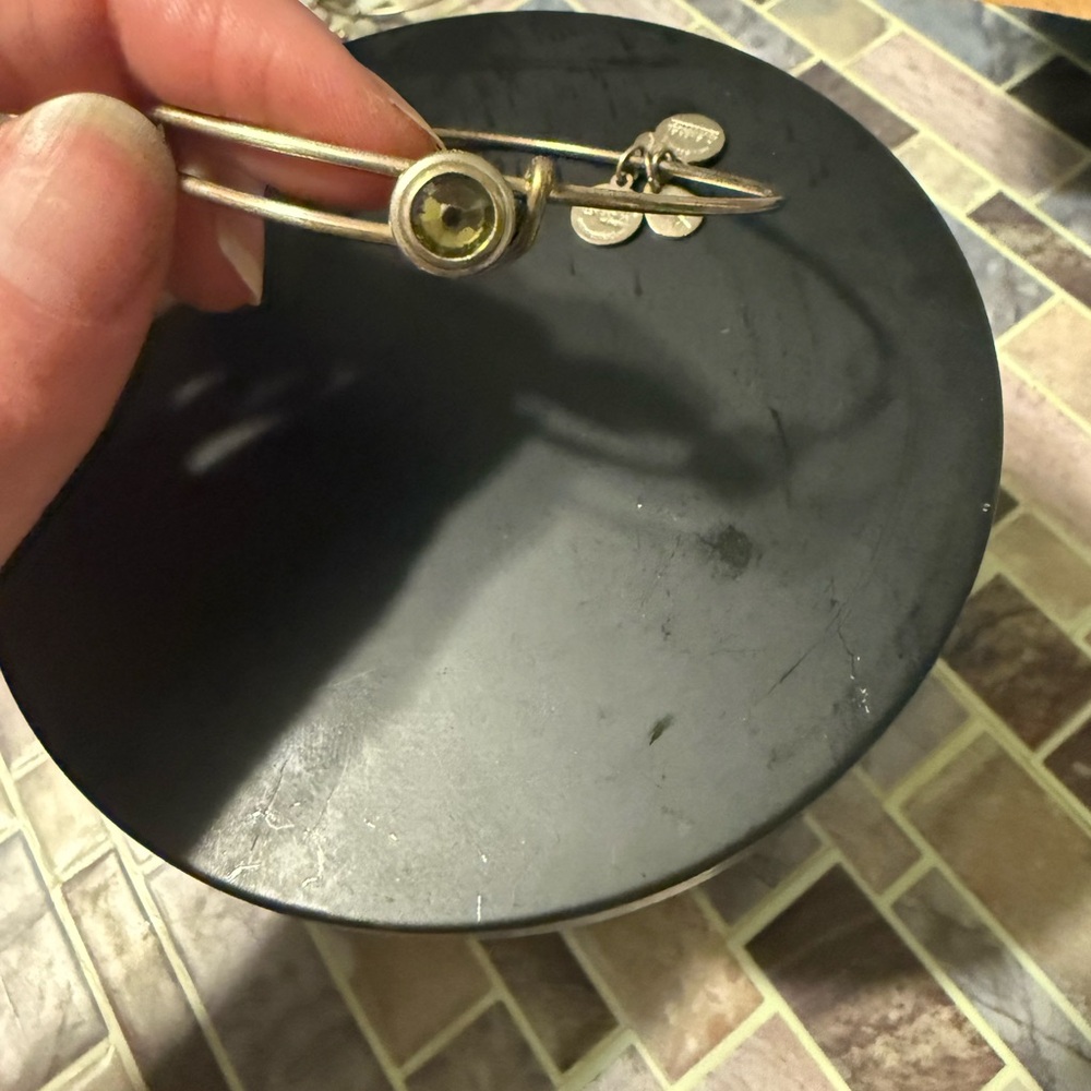 Alex and Ani birth stone bracelet